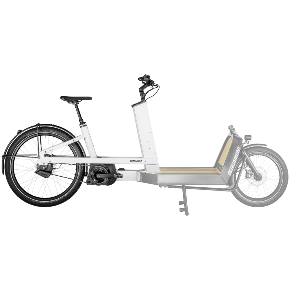 Bergamont E-Cargoville LJ Elite, shiny white