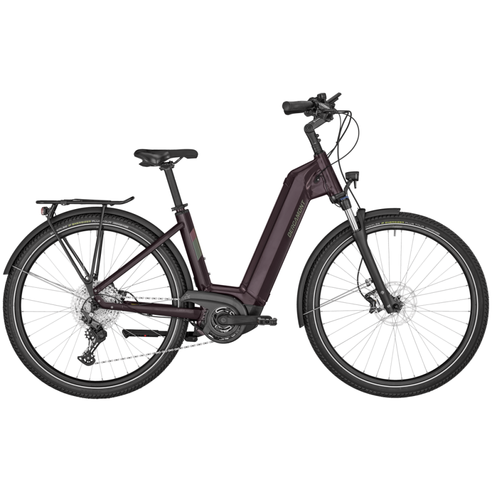 Bergamont   E-Horizon Expert 6 Wave plum, shiny rosso black, 48