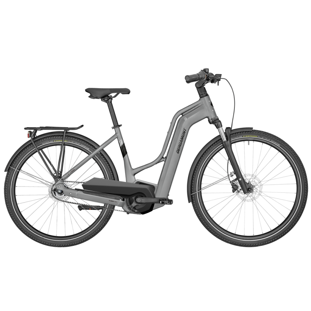 Bergamont E-Horizon N5e FH Belt Amsterdam, matt titanium silver, 52