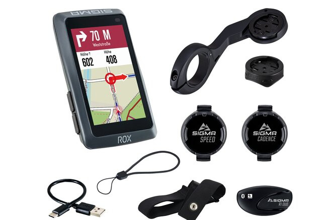 Sigma Computer ROX 12.1 Evo GPS Set grau