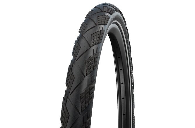 Schwalbe Pneu Marathon Efficiency 28x2.15 Falt mit Reflexstreifen black