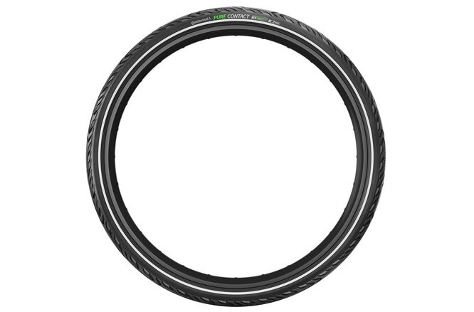 Continental Pneu Pure Contact 27.5x2.40 Falt mit Reflexstreifen schwarz