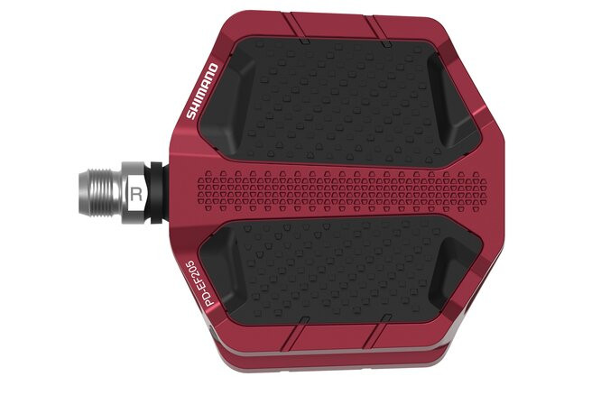 Shimano Pedal PD-EF205 Flat, Rot