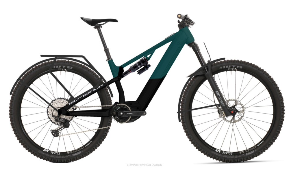 Superior SUPERIOR eXF 8069 B SUV 29 gloss petrol/matt black, L