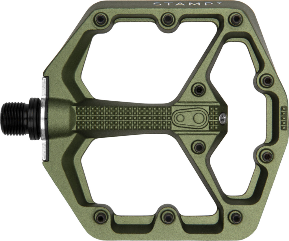 Crankbrothers Pedal Stamp 7 small dunkel grün