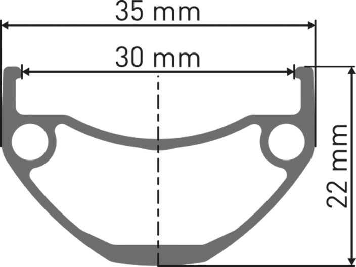 DT Swiss U 663 Felge DB 29" 30 28L