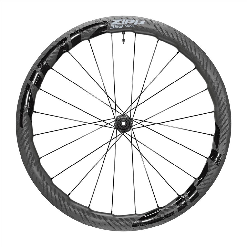 Zipp   353 NSW Carbon TLR Disc CL Front Wheel  black carbon,700C/'12X100