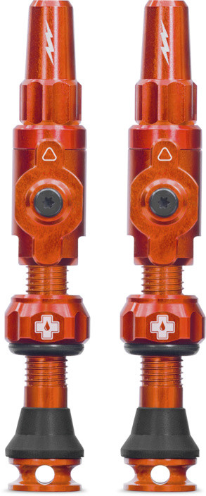 Muc-Off Tubeless Valves Big Bore Lite orange 75mm