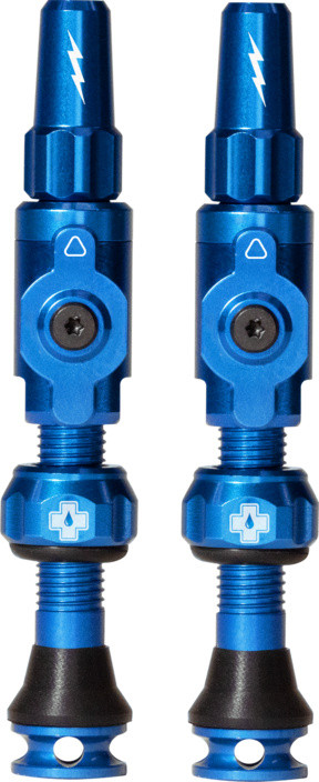 Muc-Off Tubeless Valves Big Bore Lite blue 65mm