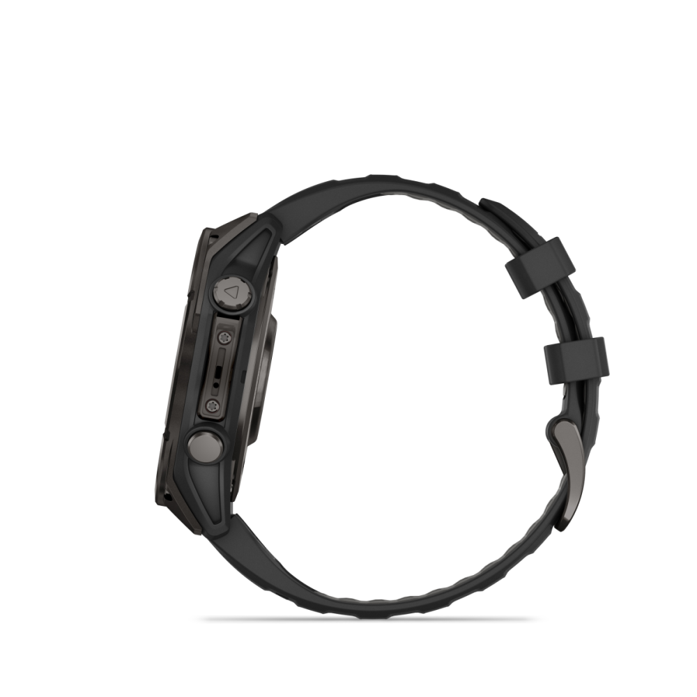 Garmin Fēnix® 8 – 47 mm, AMOLED, Sportuhr, Schwarz/Carbongrau