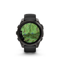 Garmin Fēnix® 8 – 47 mm, AMOLED, Sportuhr, Schwarz/Carbongrau