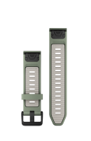 Garmin Quickfit®-Armbänder (20 mm), Weidengrün/Nebelgrau