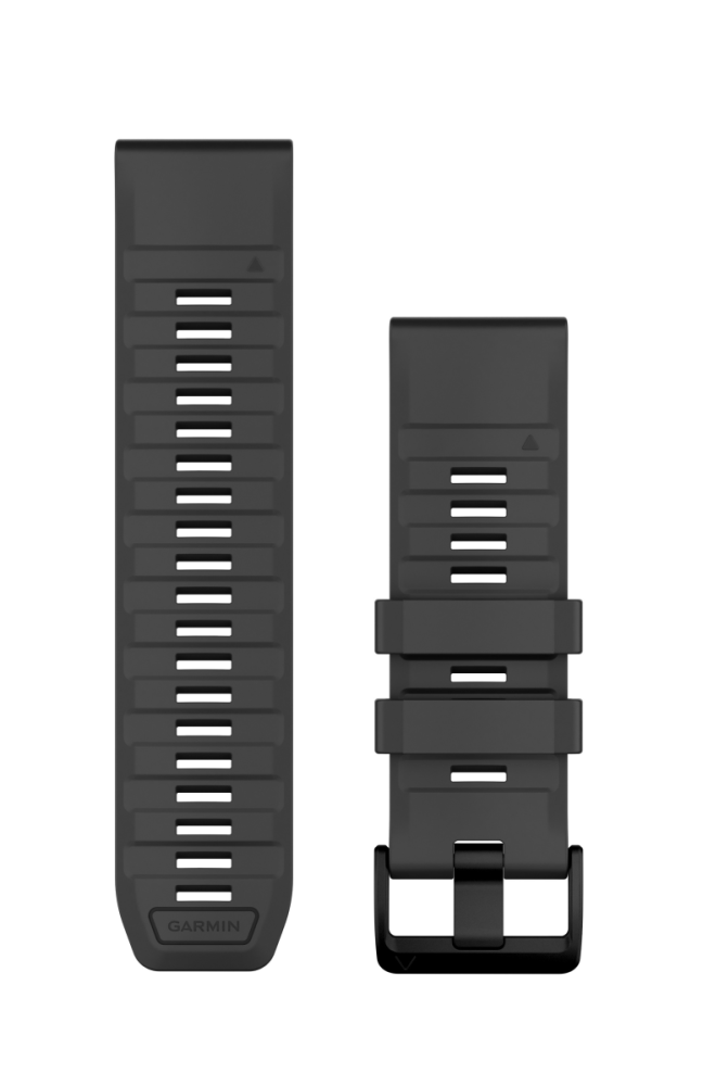 Garmin Quickfit®-Armbänder (22 mm), Schwarz/Kieselgrau