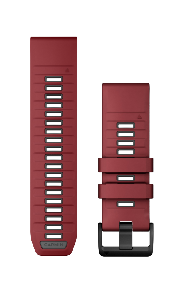 Garmin Quickfit®-Armbänder (22 mm), Schwarz/Kieselgrau