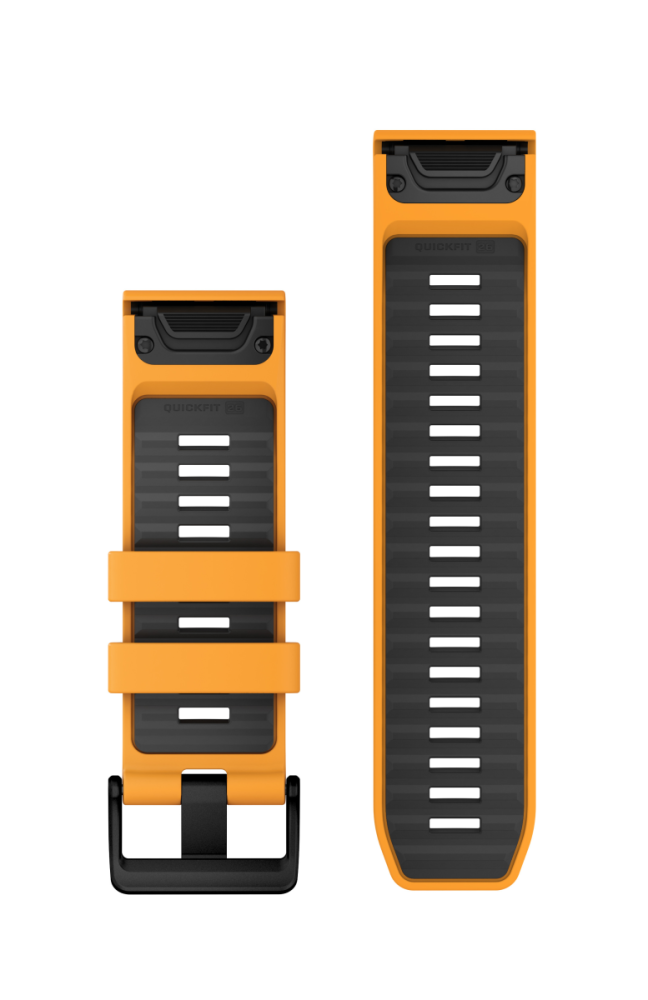 Garmin Quickfit®-Armbänder (26 mm), Spark Orange/Graphit