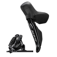 Shimano 105 DI2 22 DISC Brake Set VR 1000mm, 140mm/160mm Rotor, BR-R7170, FLAT MOUNT mit SM-BH90 schwarz