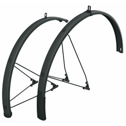 SKS SKS Schutzblechgarnitur Bluemels Style Kunststoff 28" 46mm schwarz matt