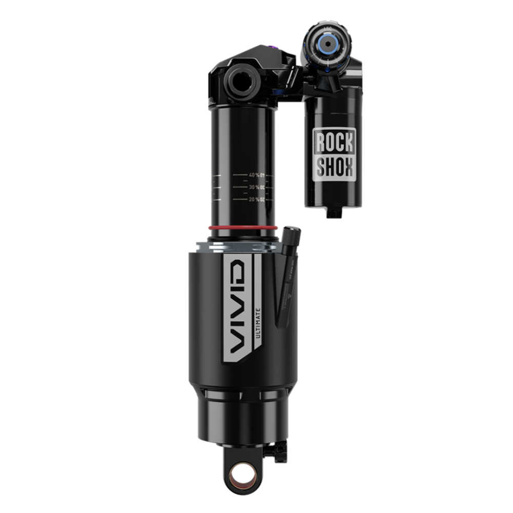 RockShox Rock Shox Rear Shock Vivid Ultimate RC2T Trunnion, 205x62.5, black