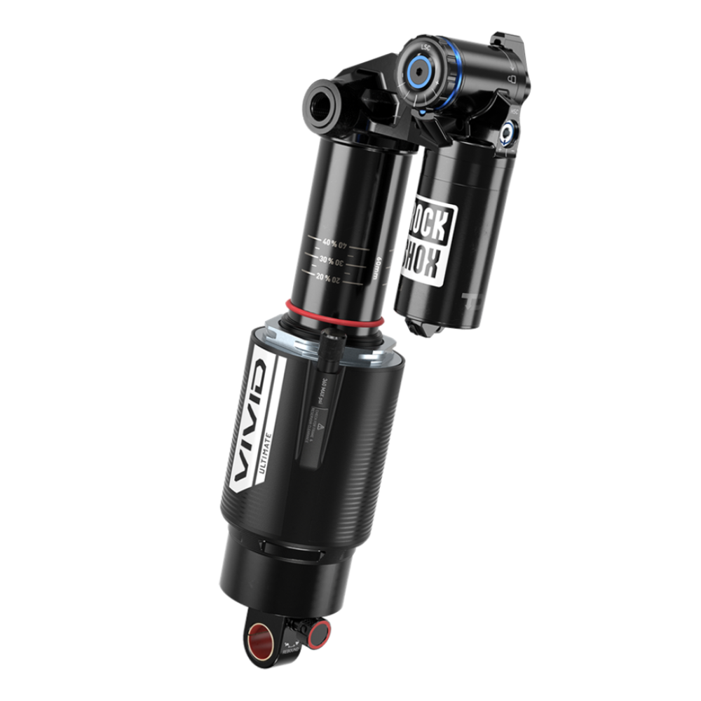 RockShox Rock Shox Rear Shock Vivid Ultimate RC2T Trunnion, 205x60, black