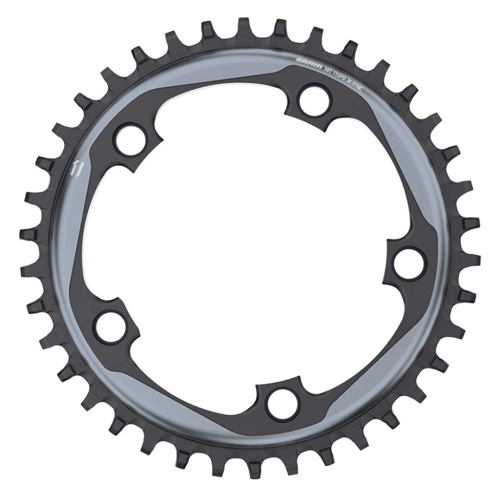 SRAM Chainring S350 Aeroguard 110 BCD 1x11SP, 110x44T, black
