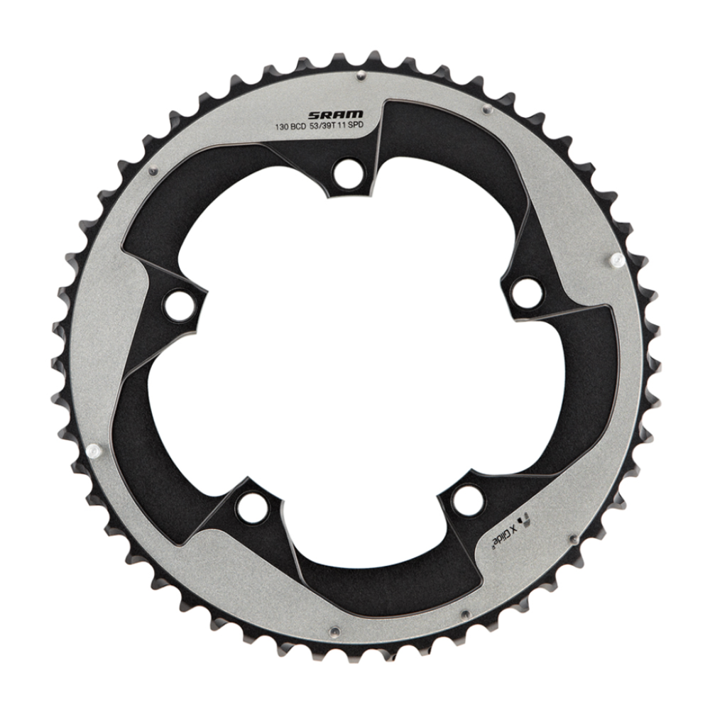SRAM   Chainring Red 2012+ HiddenBolt 130BCD(53-39) 10SP