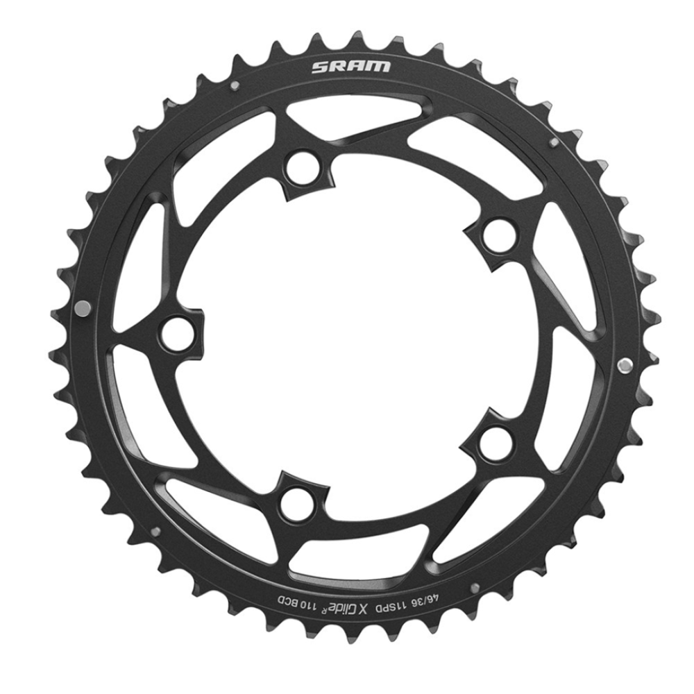 SRAM   Chainring Red/Force/Rival22 Non/Hidden-Bo(46-36), 110x46T