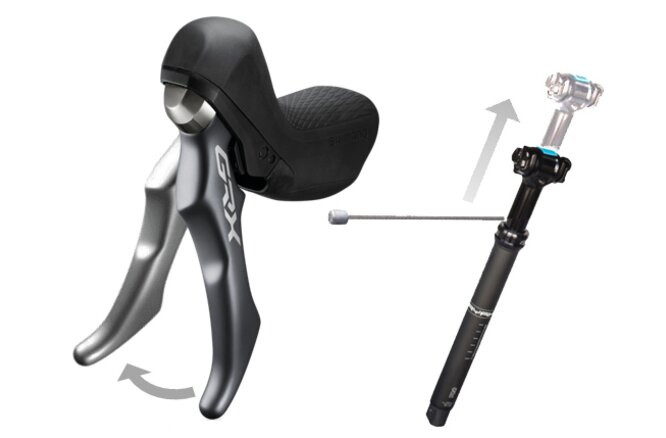 Shimano Bremshebel GRX ST-RX810 Sattelstützenremote