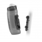 Fidlock Twist Trinkflasche 590 ml mit Magnet-Befestigung, inkl. Twist Bike Base. Transparent Black.