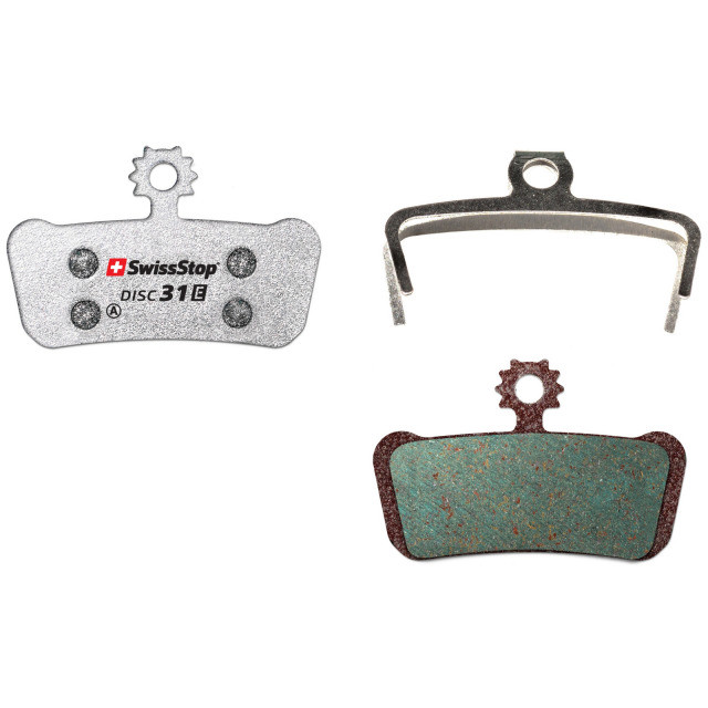 SwissStop Bremsbelag Disc 31 E SRAM , 1 Paar, XO-Trail, Elixir 9/7 Trail, SRAM Guide Ultimate/RSC/RS/R/RE