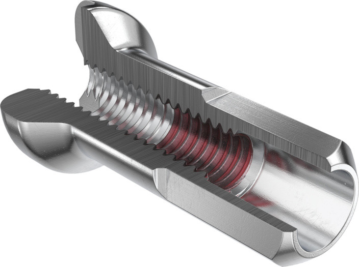 DT Swiss Standard Nippel Messing PL 2.0/12mm, silber, 100 Stk.