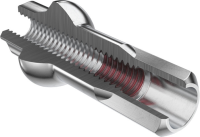 DT Swiss Squorx Nippel Messing PL 2.0/15mm, silber, 100 Stk.