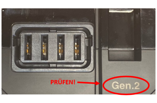 Shimano Akku E-Bike BT-EN405 Gepäckträgermontage 504 Wh / 36 V / 14 Ah schwarz