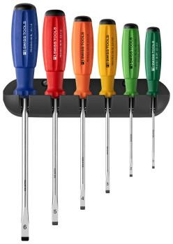 PB Swiss Tools   PB 8240 RB Schraubenzieherset mit Wandhalter