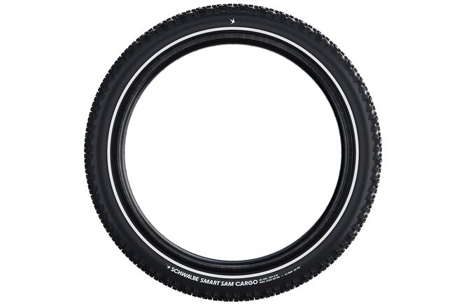 Schwalbe Pneu Smart Sam Cargo 27.5x2.35 Addix E starr mit Reflexstreifen black