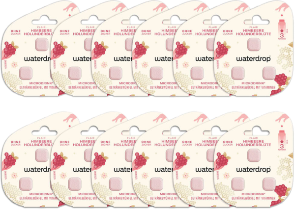 waterdrop   Microdrink Flair Himbeere (12x3 Pack)