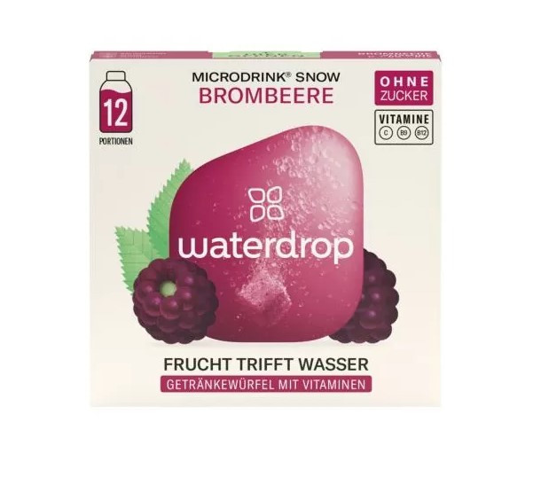 waterdrop Microdrink Brombeere (Snow) Box (96 Stück)