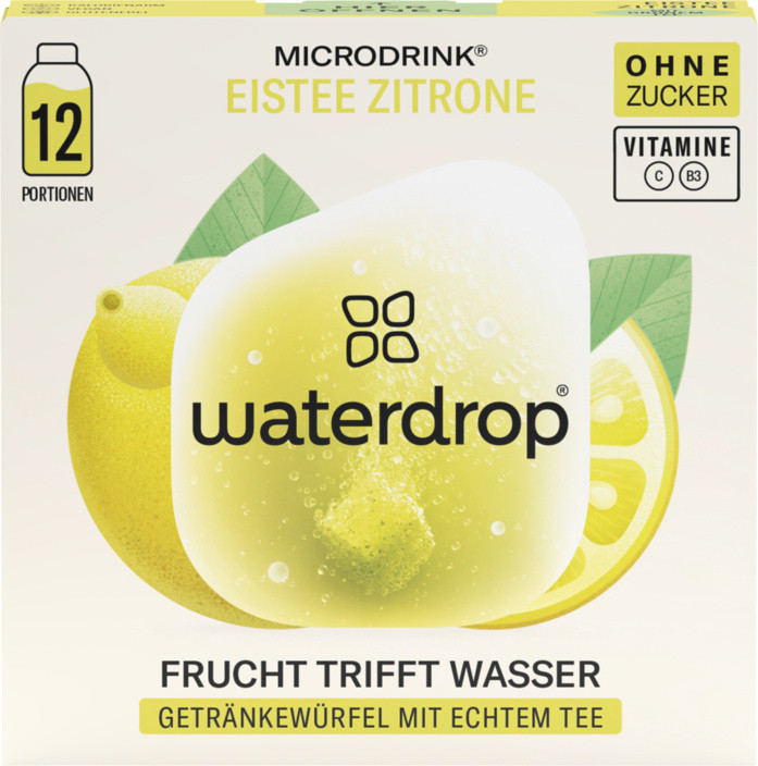 waterdrop Microdrink Eistee Zitrone (6x 12 Pack)