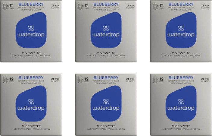 waterdrop Microlyte Blueberry (6x12 Pack)