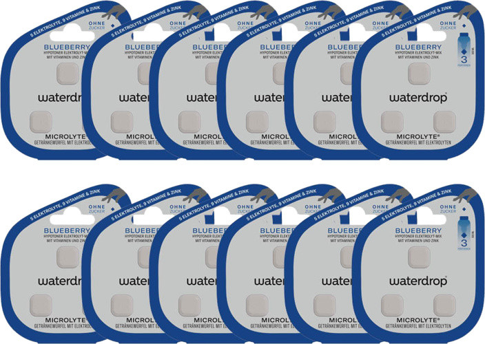 waterdrop Microlyte Blueberry (12x3 Pack)