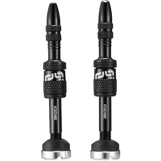 e*thirteen Ethirteen Tubelessventil Quickfill Gen2 Aluminium 2 Stk 16-24mm, Schwarz