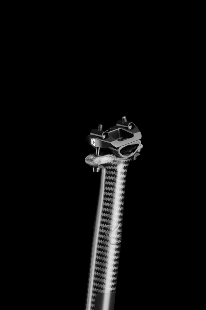 Bike Ahead Sattelstütze THE STRAIGHT, 3K, 30.9mm, 300mm