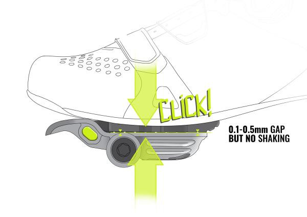 Magped ROAD2 Stahl Achse Magnetpedale