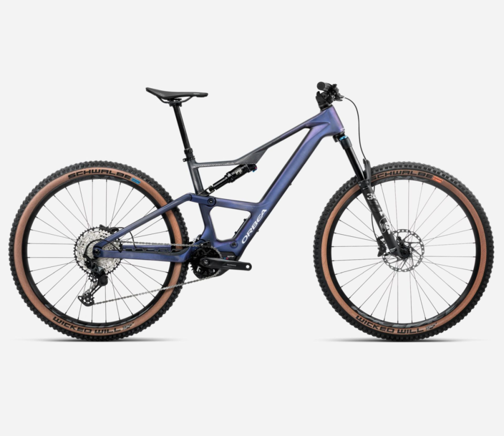 Orbea RISE SL M20 Tanzanite Carbon View - Carbon Raw 630Wh, S