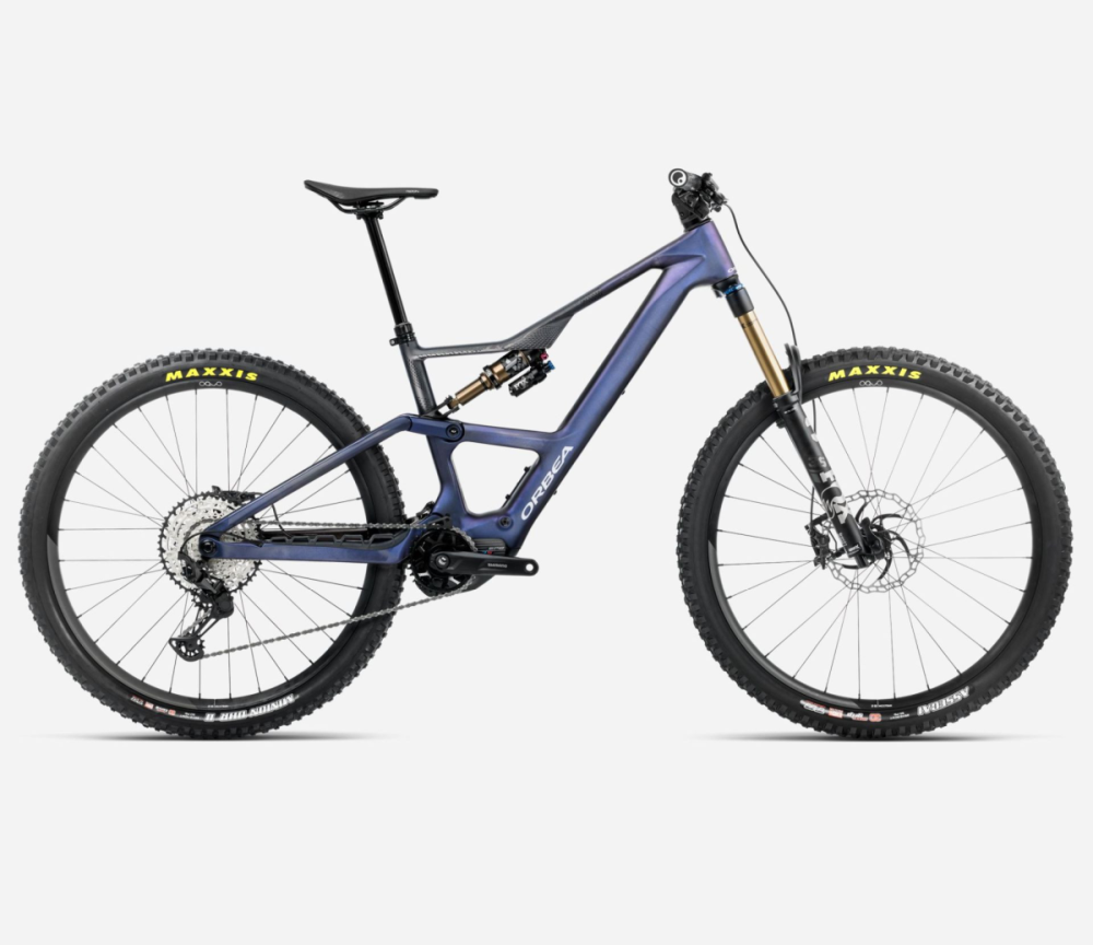 Orbea RISE LT M10 Tanzanite Carbon View - Carbon Raw 630Wh, XL