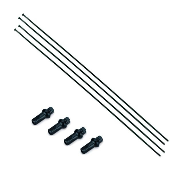 NEWMEN Sapim CX-Ray Straightpull schwarz Speichenset 244/240mm