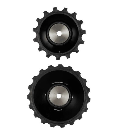 CeramicSpeed Spare OS Pulleys ALPHA Disc 15/19 Black