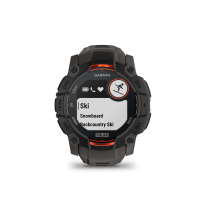Garmin Instinct 3 – 50 mm, Solar, Twilight mit Silikon-Wechselarmband 26 mm, Sportuhr, Kohle/Schwarz