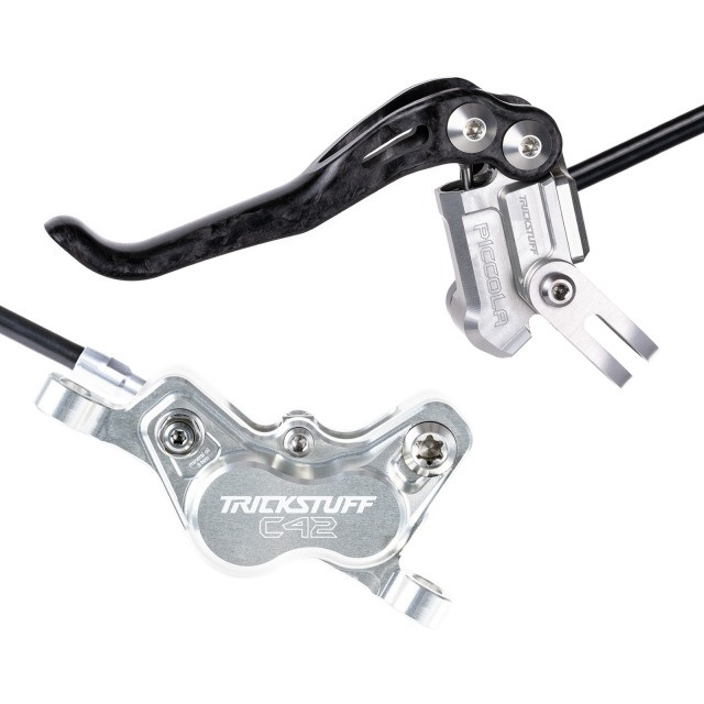 Trickstuff   Scheibenbremsen-Set Piccola HD Carbon, silber, Set 900/1700 mm