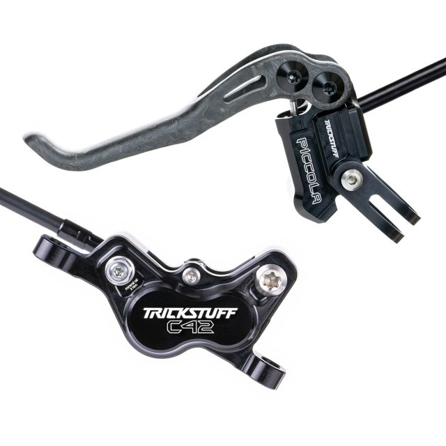 Trickstuff   Scheibenbremsen-Set Piccola HD Carbon, schwarz, Set 900/1700 mm