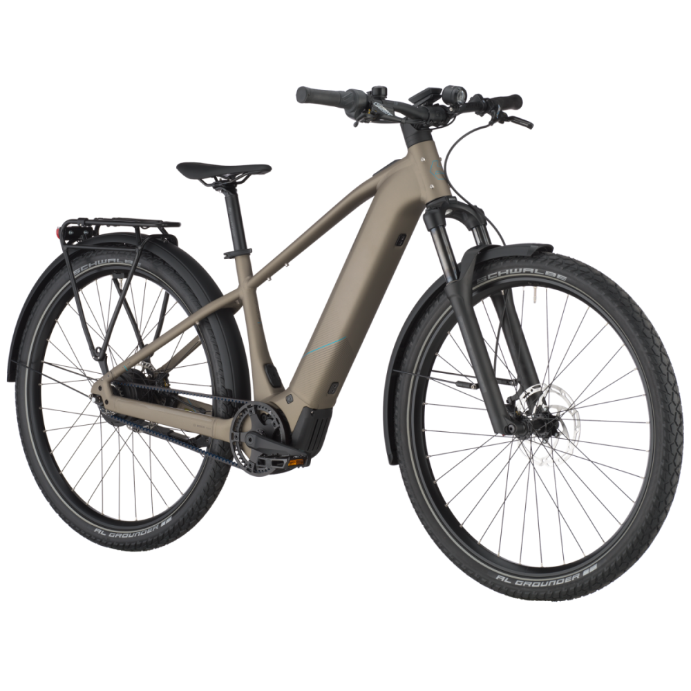 Bergamont E-Revox Tour 10 Belt, warm silver, M